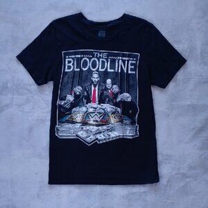 ☝️ WWE THE BLOODLINE ROMAN REIGNS JEY USO Paul Heyman T-Shirt ☝️